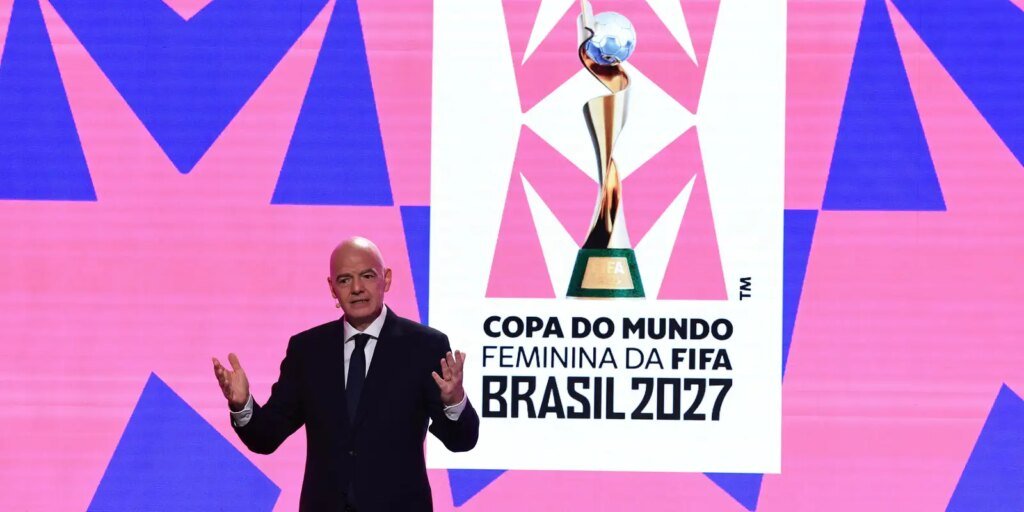 Fifa lança marca da Copa Feminina 2027 em evento no Rio de Janeiro