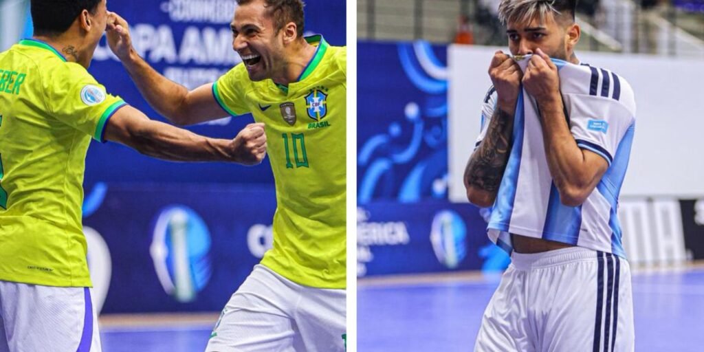 Brasil e Argentina decidem Copa América de Futsal neste domingo