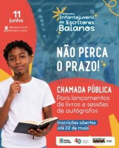 Fundação Pedro Calmon abre inscrições para o II Encontro de Escritores Baianos Infantojuvenis