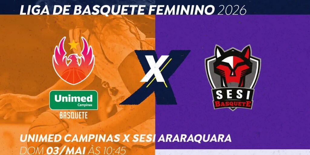 TV Brasil transmite Unimed Campinas e Sesi Araraquara neste domingo
