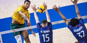 Brasil bate bicampeã olímpica França na Liga das Nações de vôlei