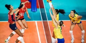 Brasil é superado pelos Estados Unidos por 3 a 0 no vôlei feminino